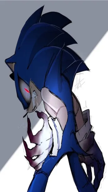 ai character: Sonic...? background