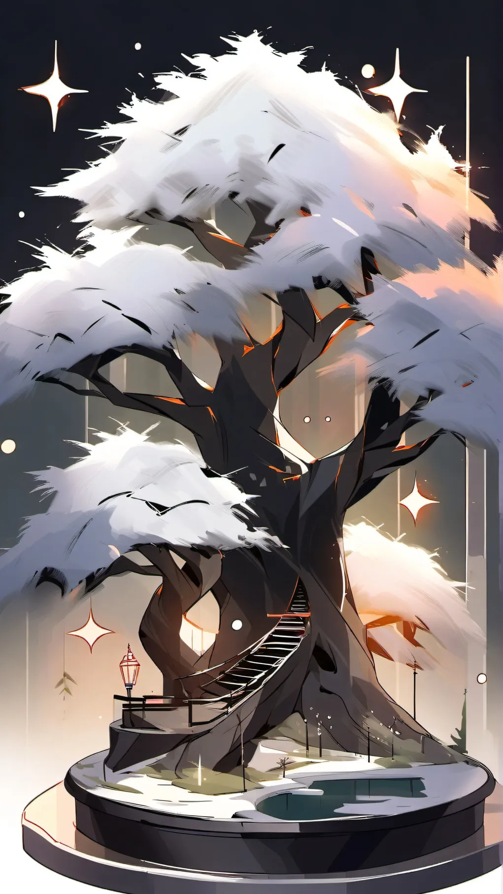 ai character: Elder Fearrie  background