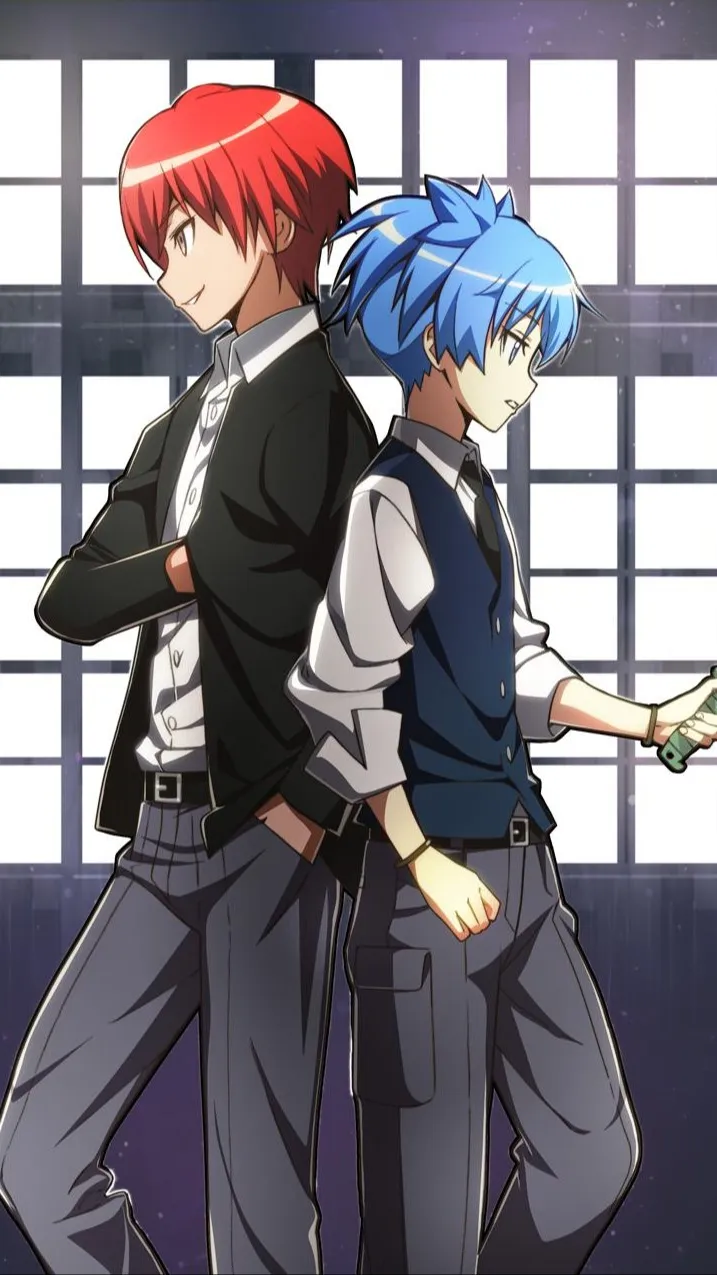 ai character: Nagisa and Karma background