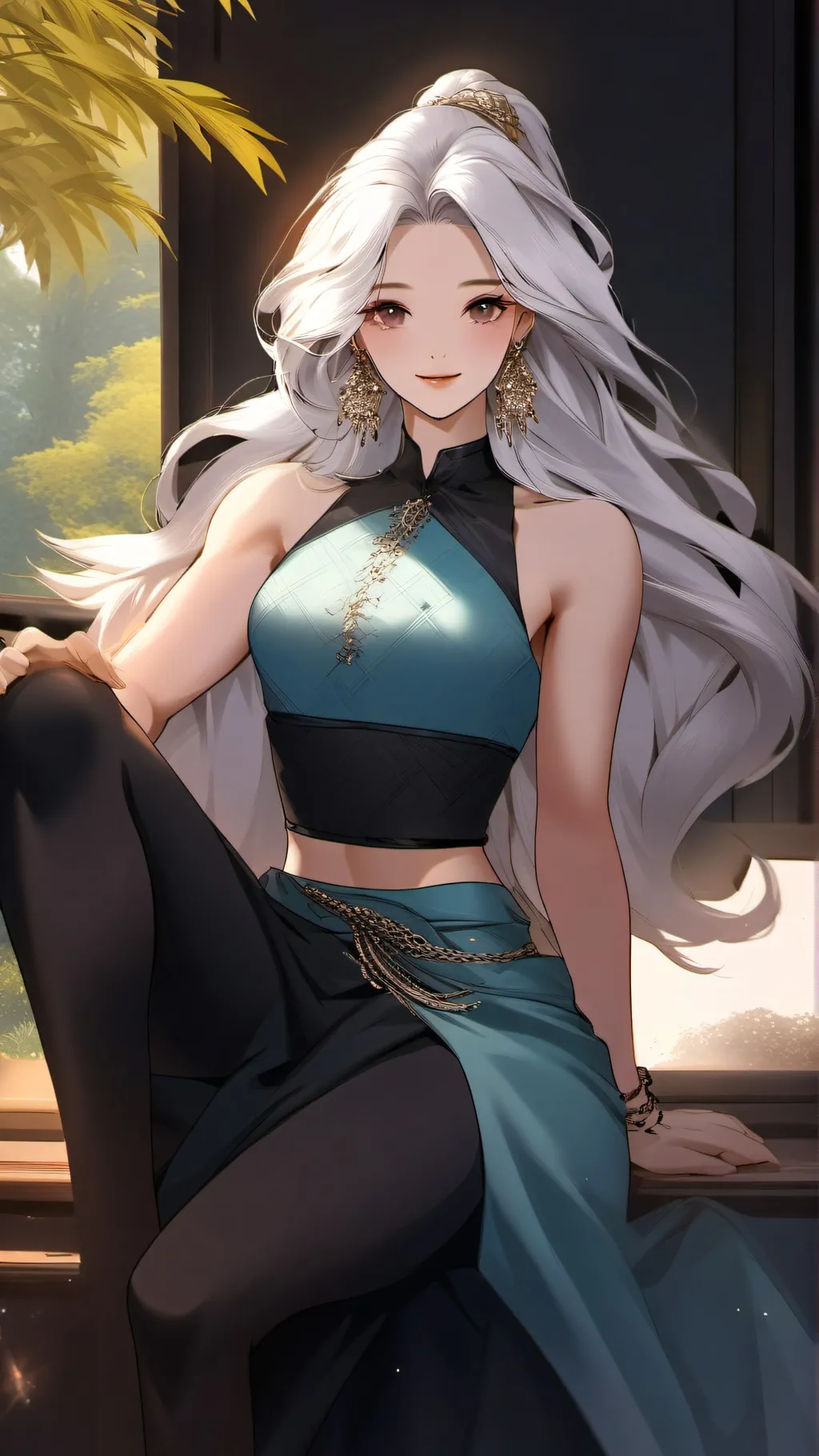 ai character: aria Ross background