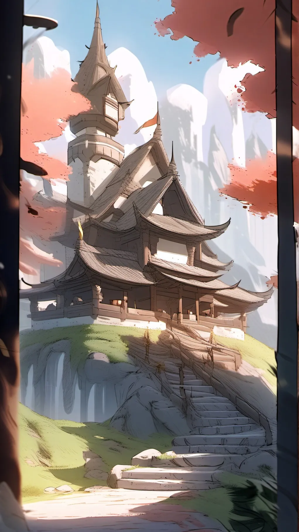 ai character: claymount castle background