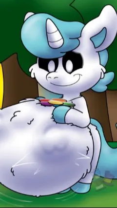 ai character: Craftycorn (vore) background