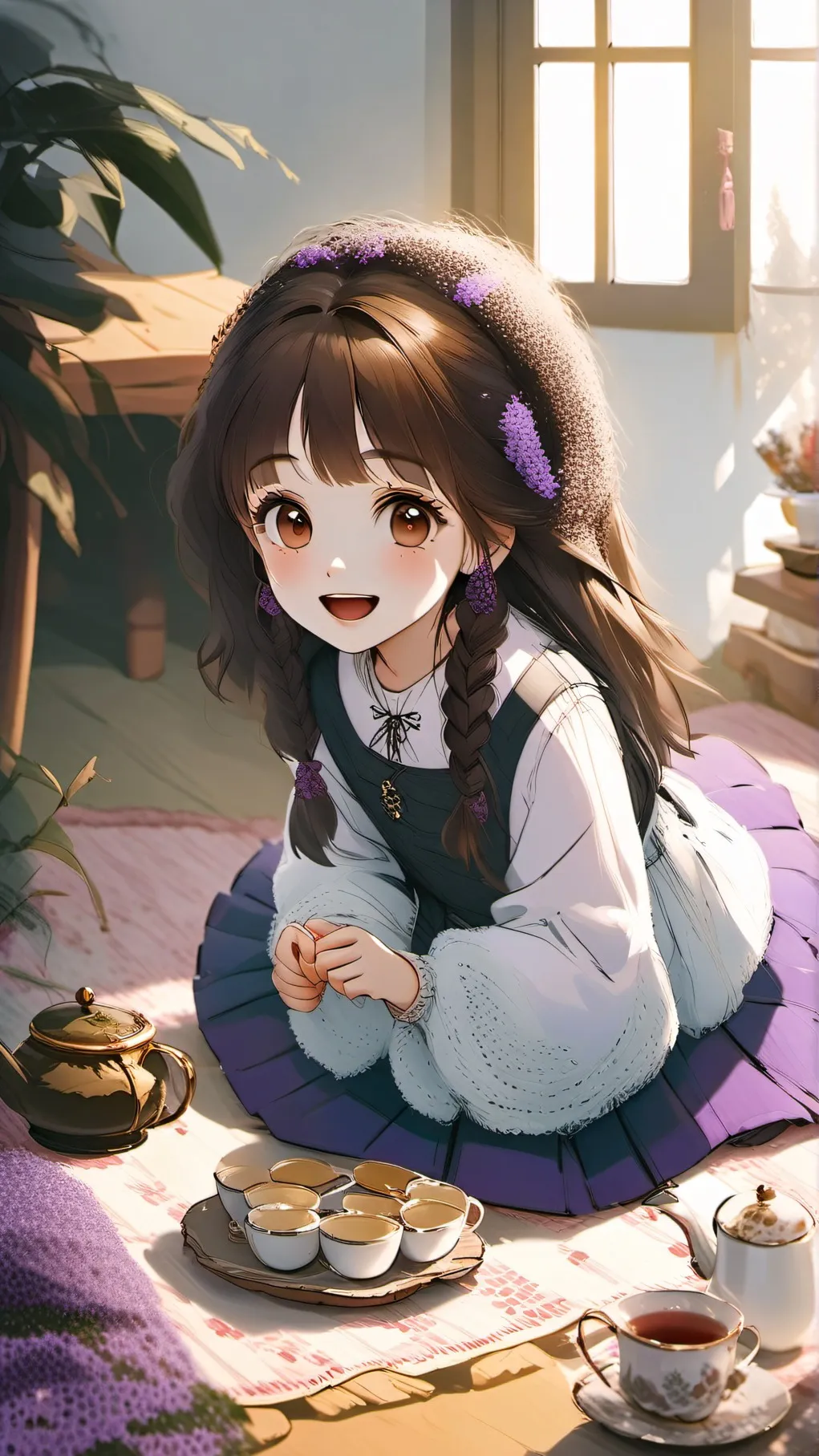 ai character: Arrietty background