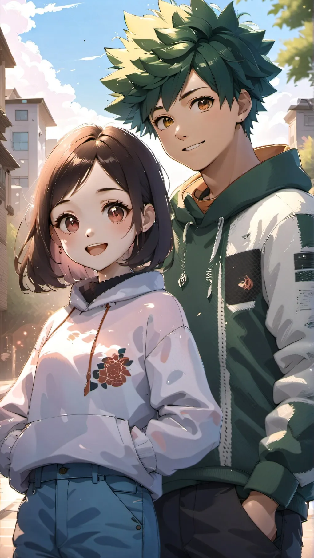 ai character: MHA zodiac signs  background