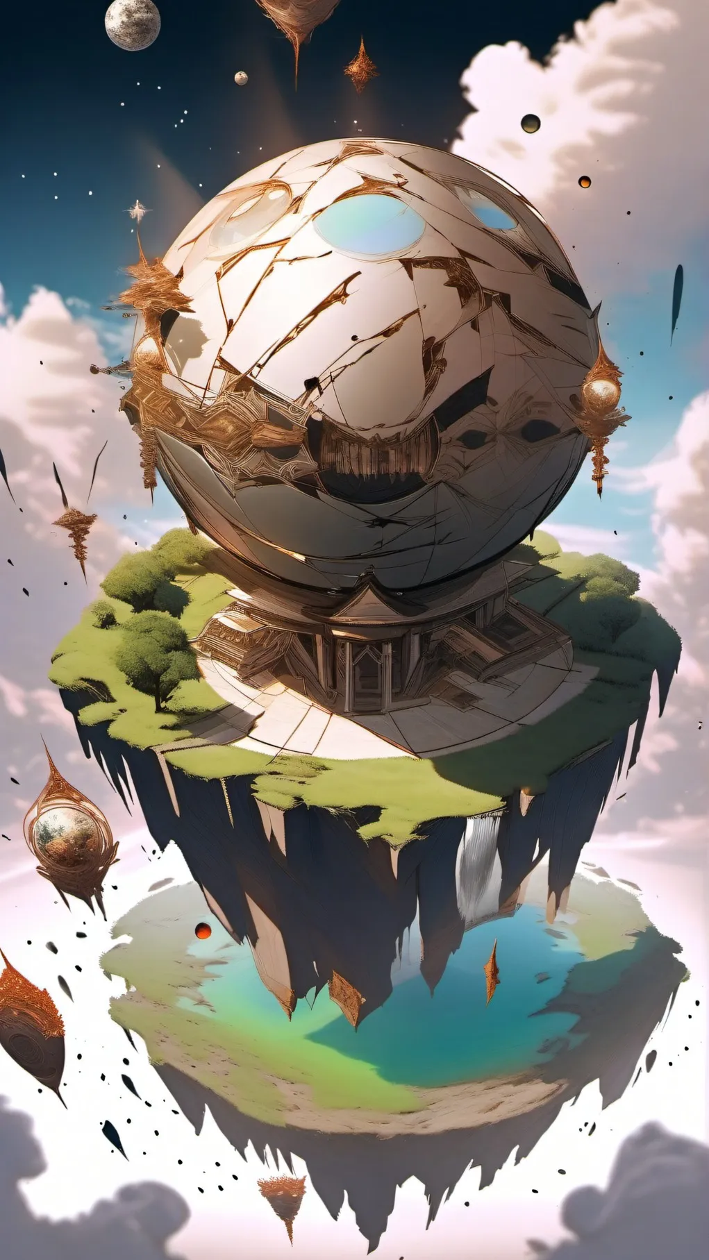 ai character: Dimension #1  background
