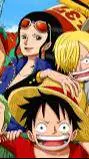 ai character: StrawHat Roadtrip background