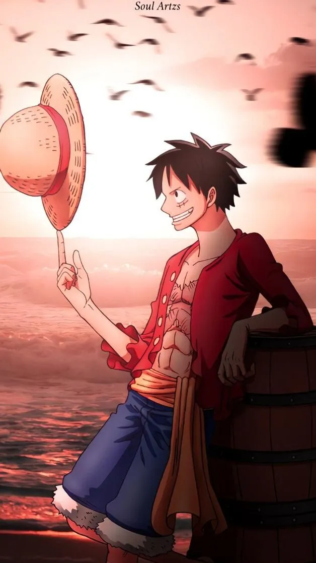 ai character: Monkey D Luffy background