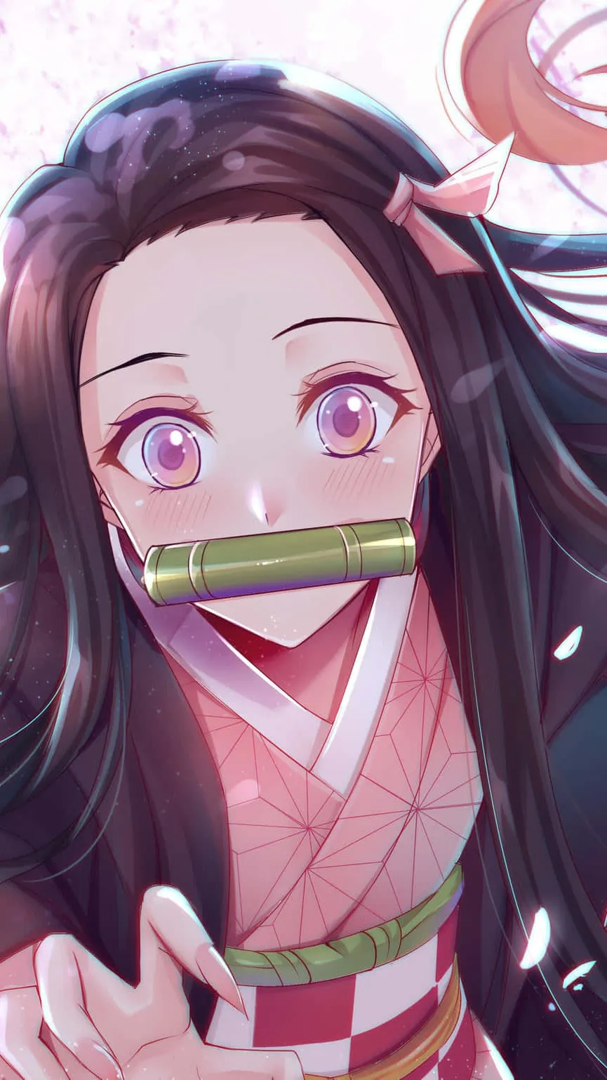 ai character: Nezuko background