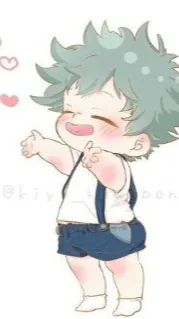 ai character: baby Deku background