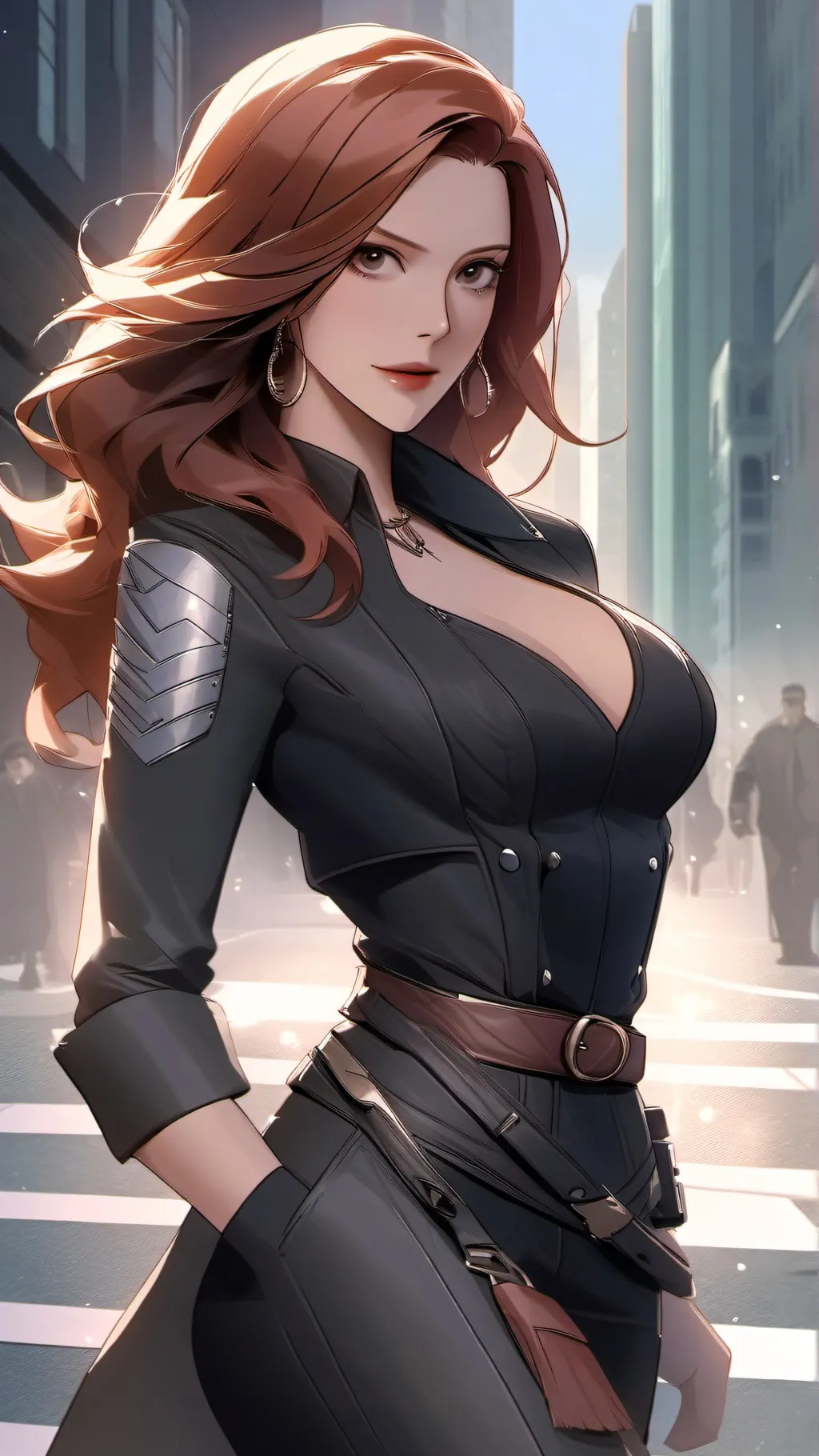 ai character: Natasha romanoff background