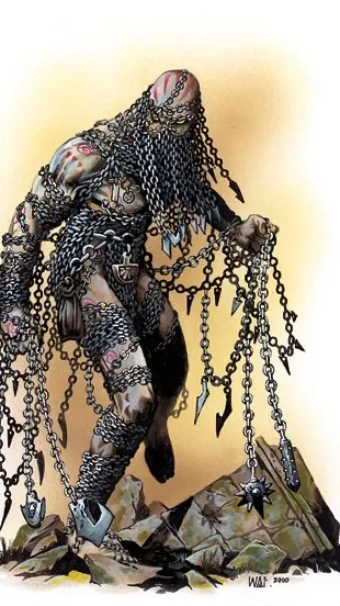 ai character: Chain monster background