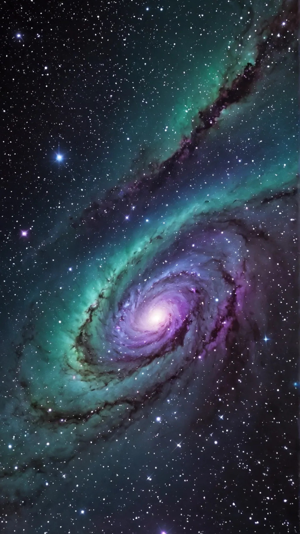 ai character: Space core background