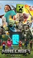 ai character: A Minecraft movie background