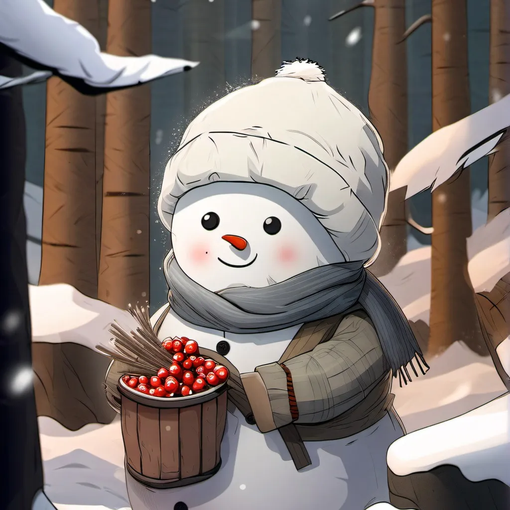 chat with ai character: funny snowman