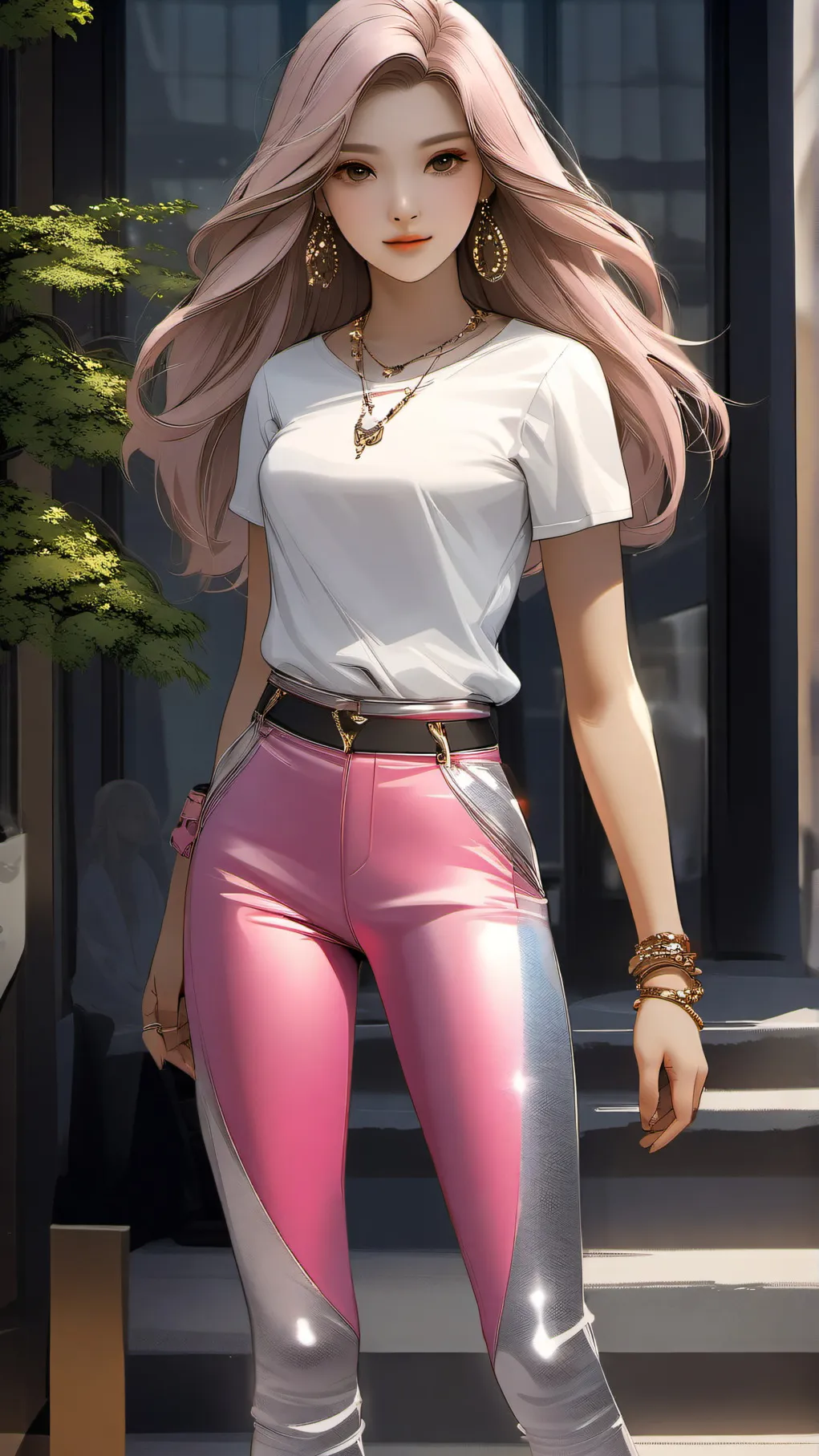 ai character: Liz George background
