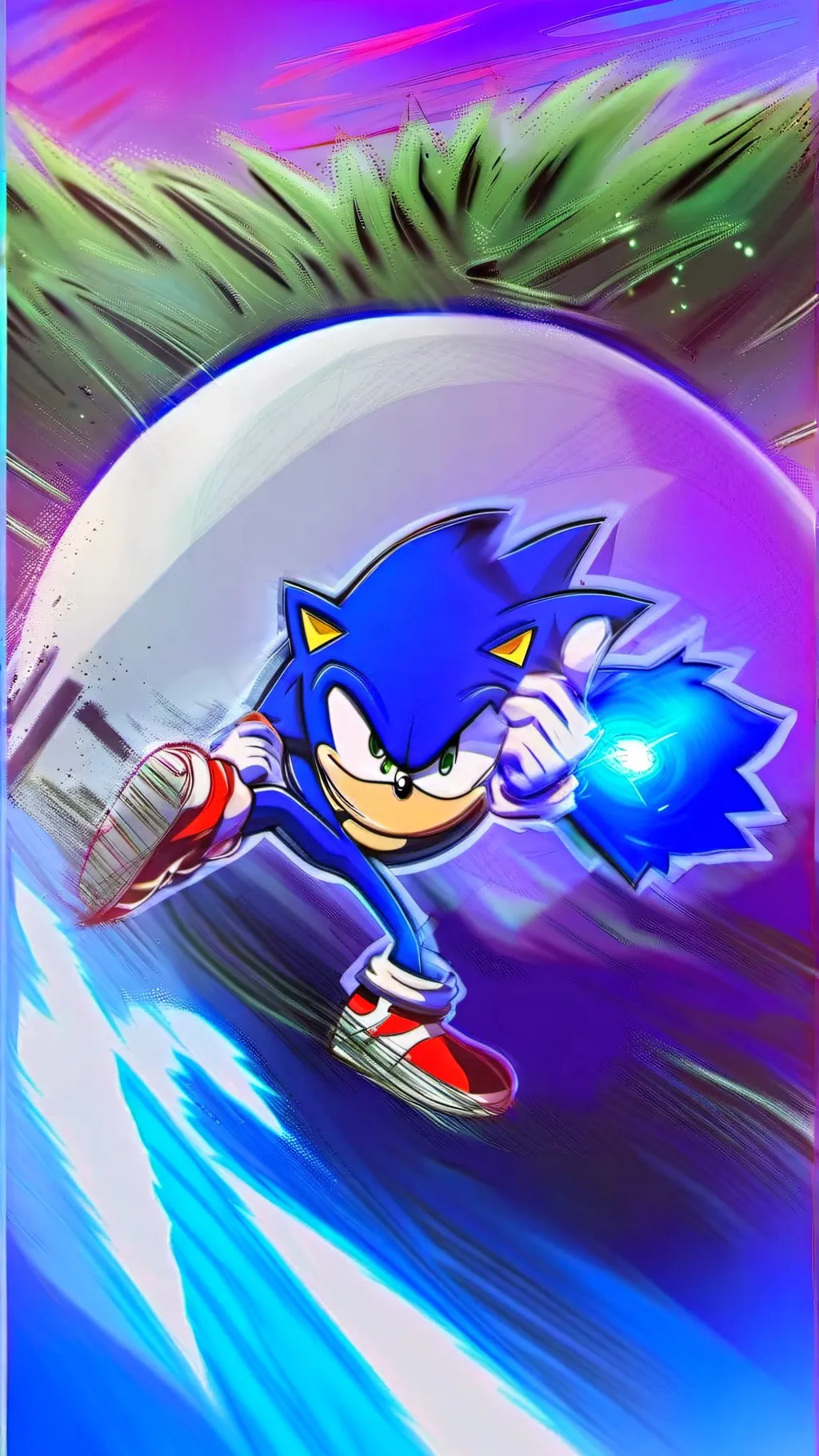 ai character: Sonic is the best1 background