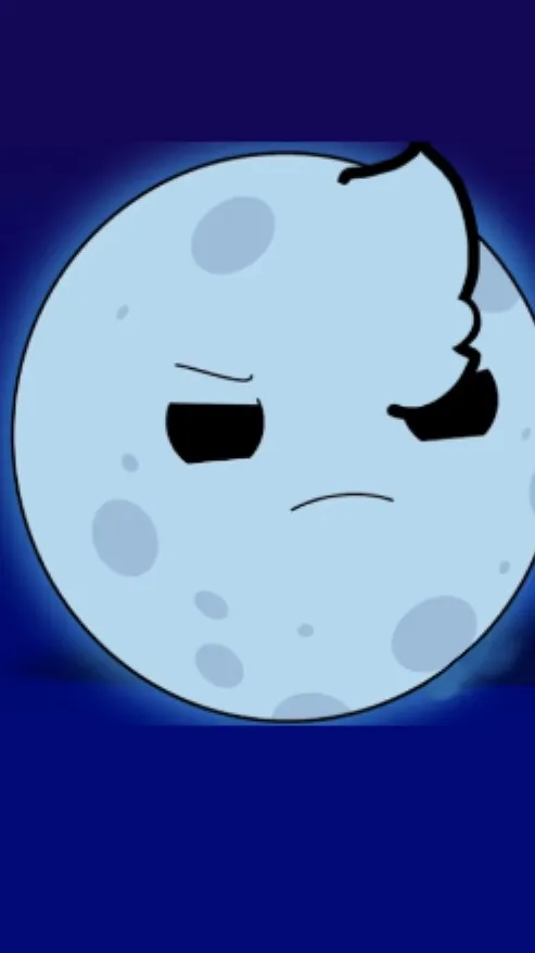 ai character: Mr. Moon (normal) background