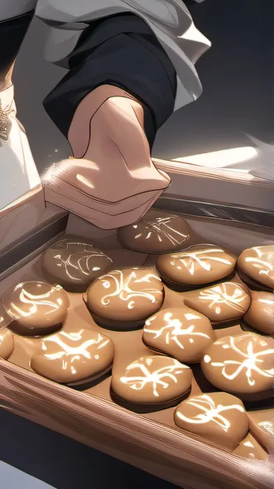 ai character: ShadowMilkCookie background