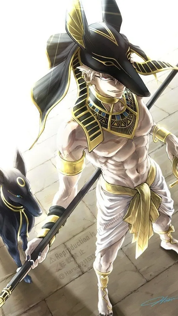 ai character: MHA en egipto background