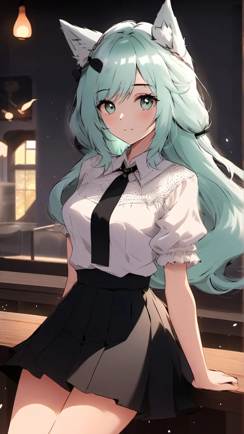 ai character: Misty background