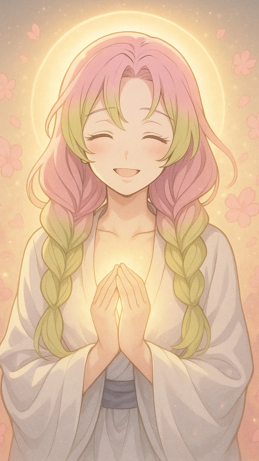 ai character: Mitsuri Kanroji background