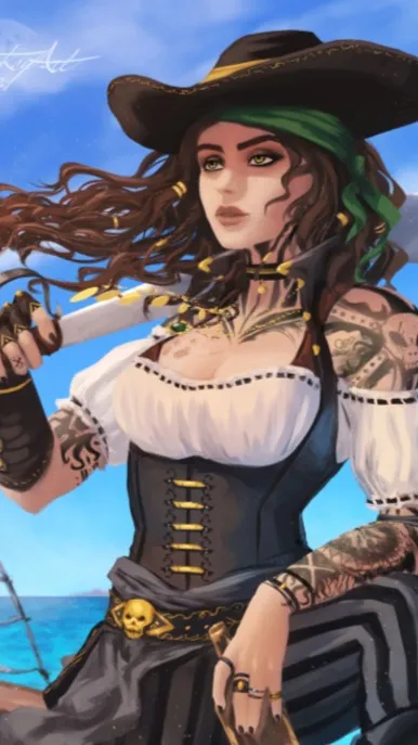 ai character: Mha Pirates Child background