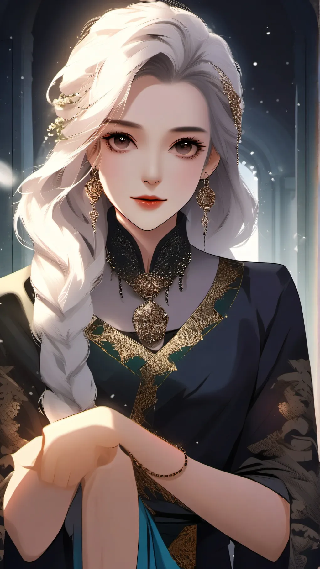 ai character: kiara  background