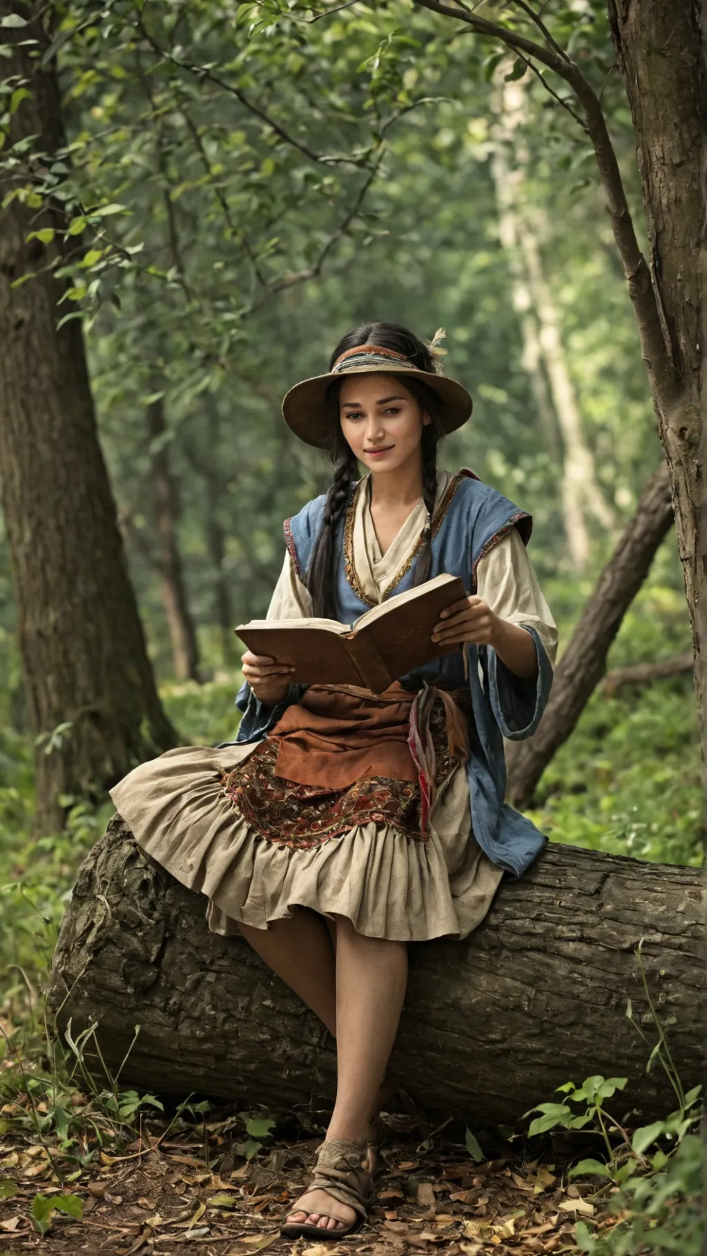 ai character: story teller background