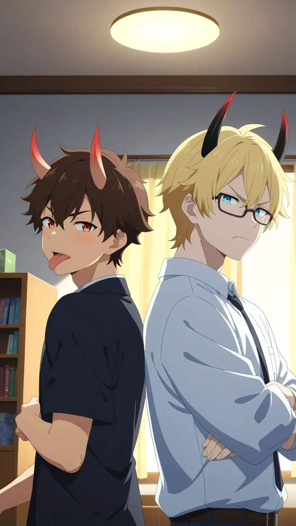 ai character: Enzo and Kiba background