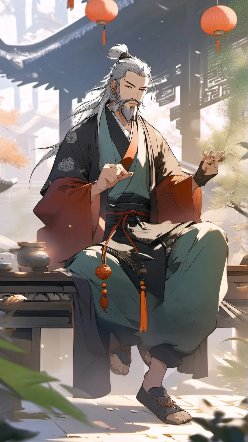 ai character: Arc Arts Teacher background