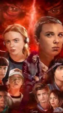 ai character: STRANGER THINGS background