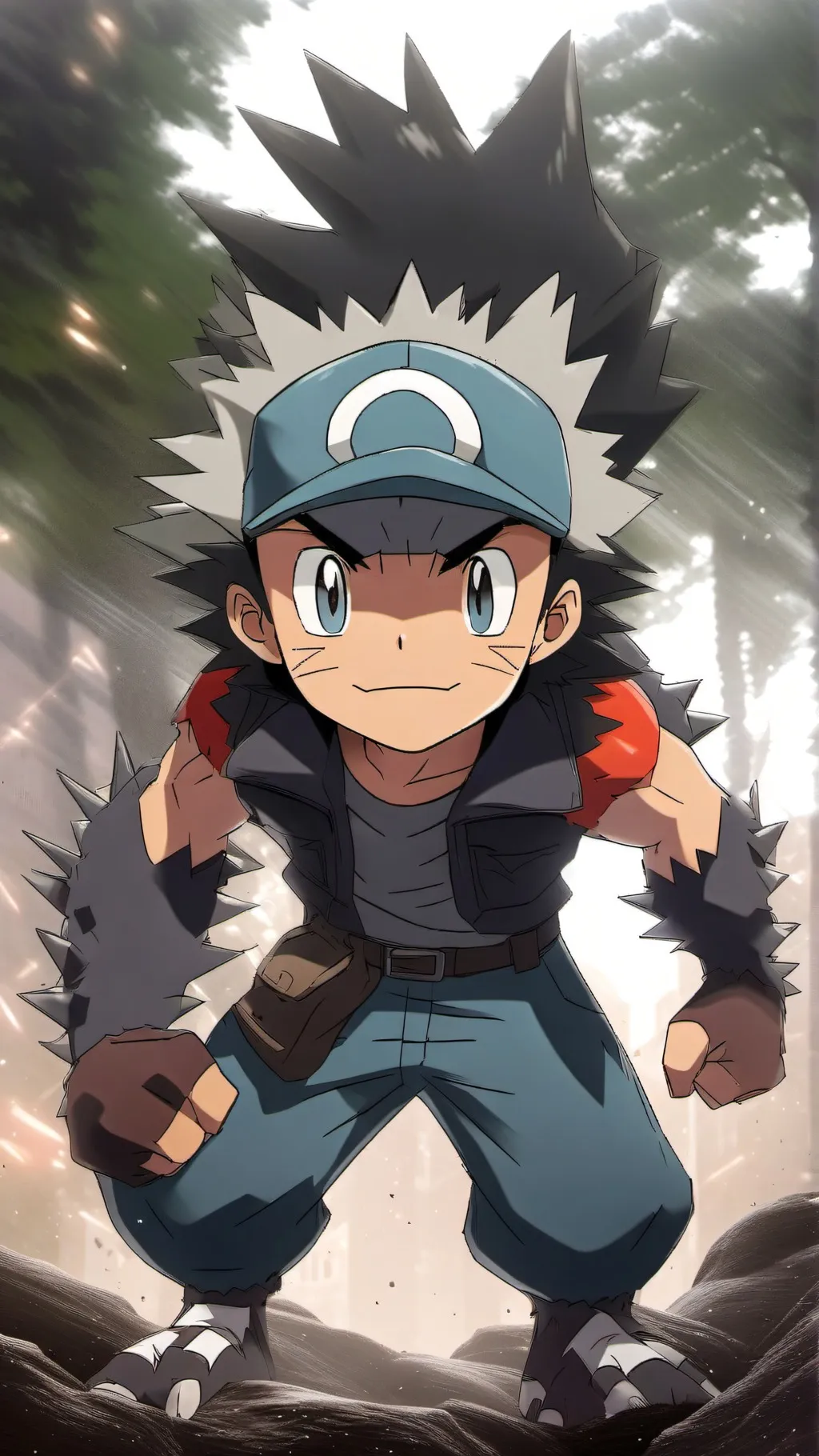 ai character: Ash background