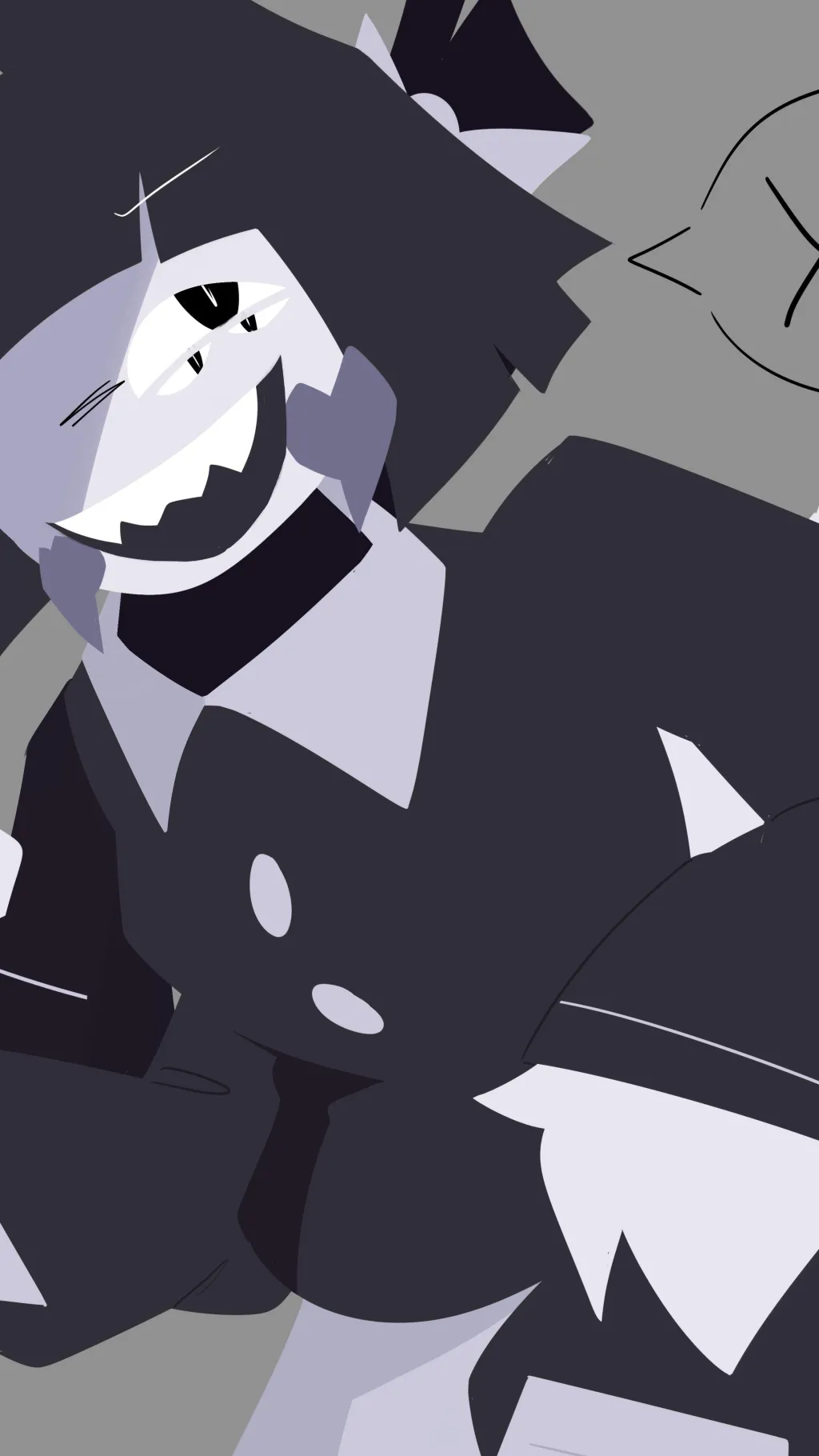 ai character: Spider Mrs Bloomie background