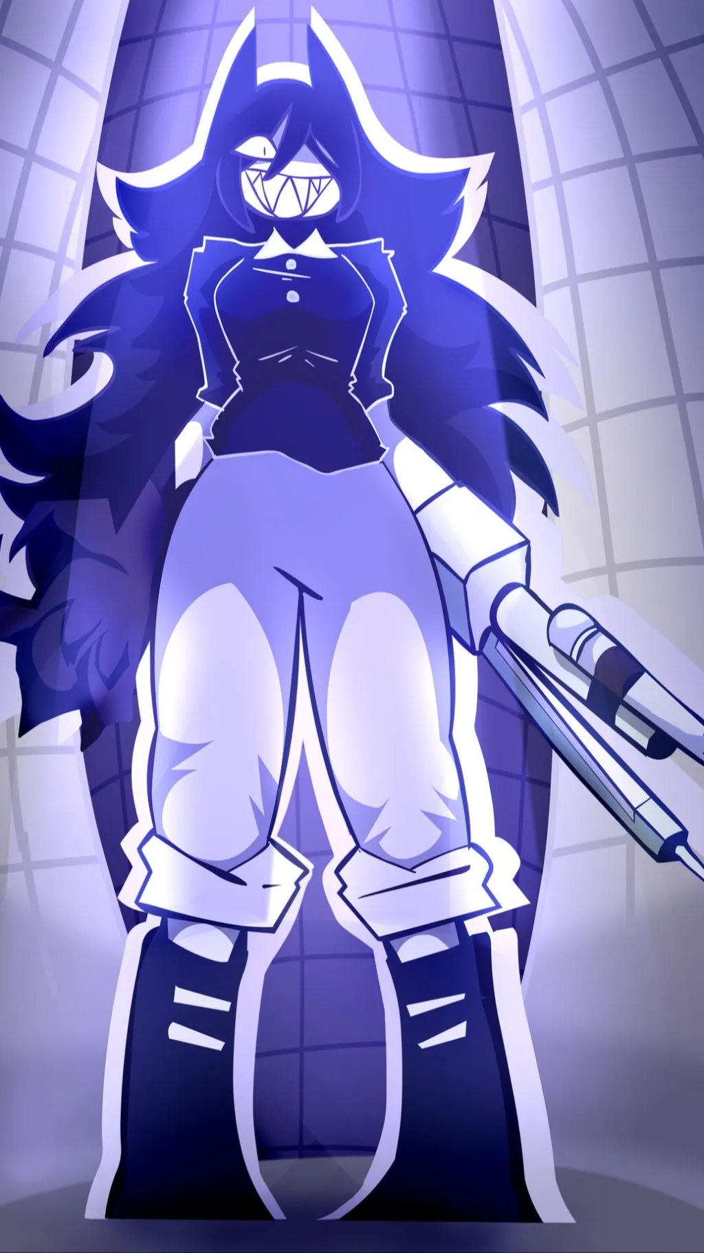 ai character: Miss Circle background