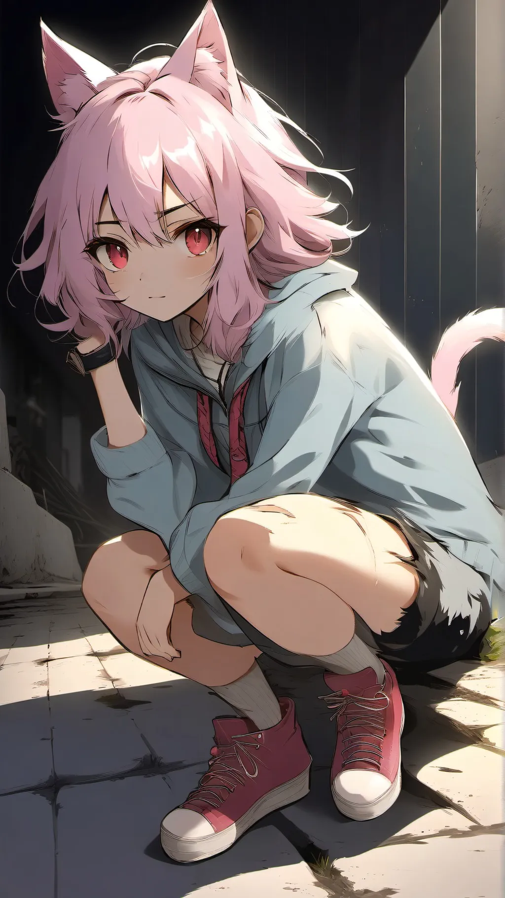 ai character: Neko Mimi  background