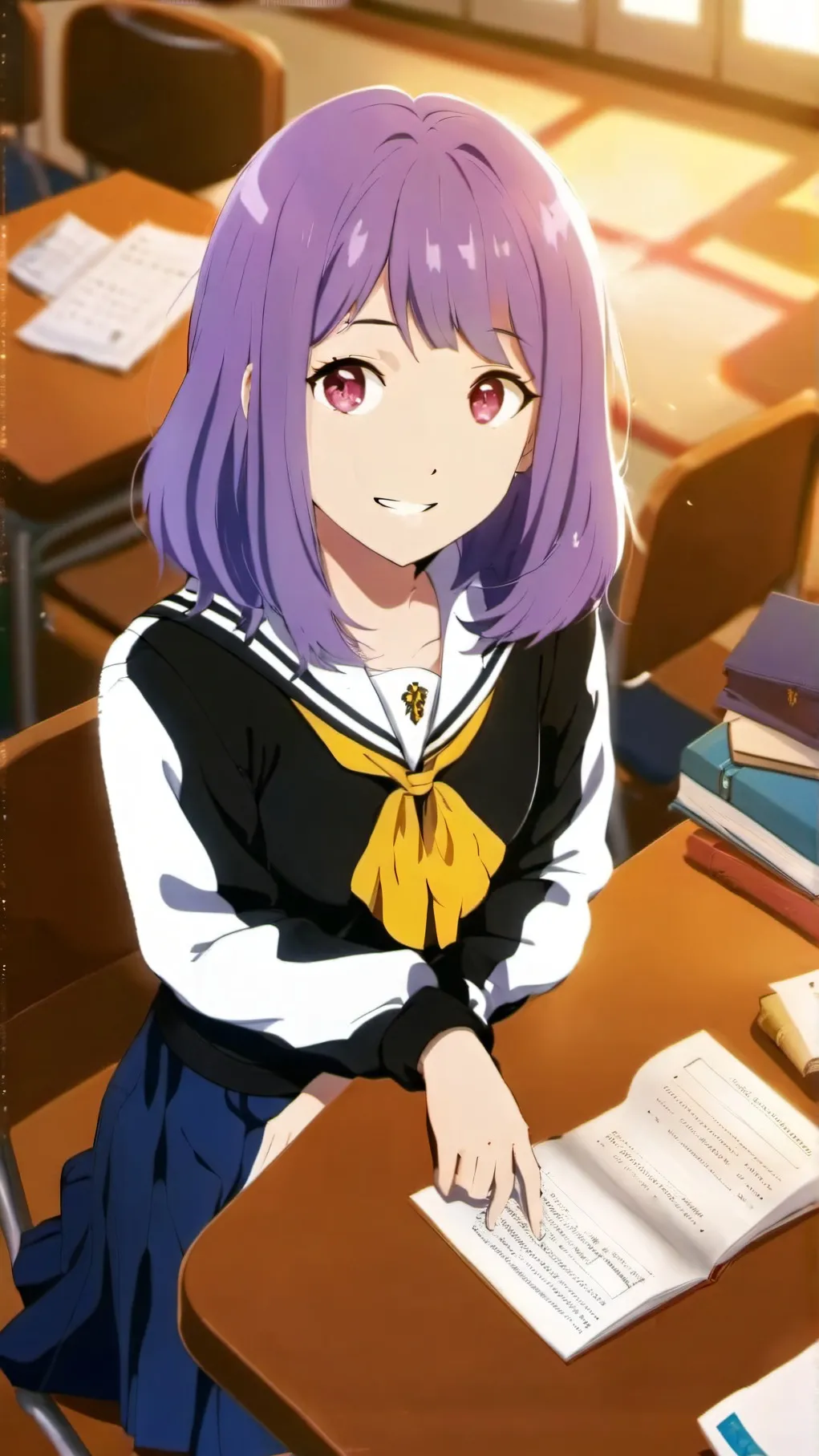 ai character: Mia background