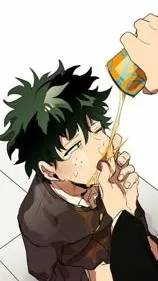 ai character: deku y kacchan background