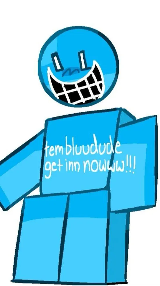 ai character: bluudud background