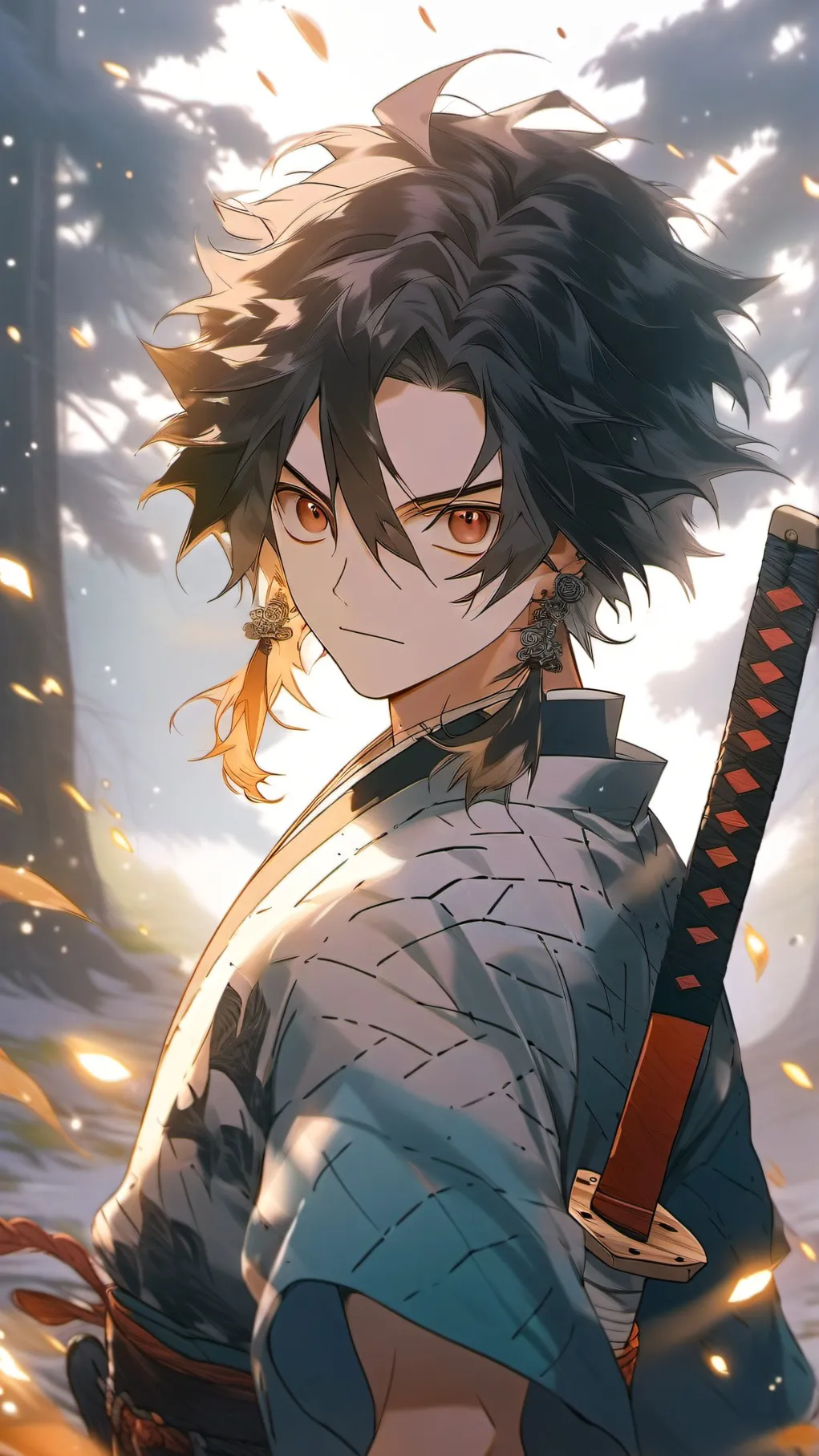 ai character: muichiro background