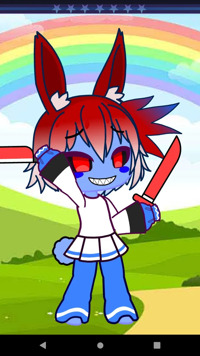 ai character: Evil hoppy background