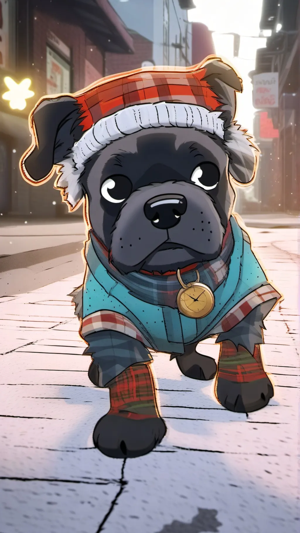 ai character: Pebble background