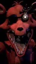 ai character: Withered Foxy background