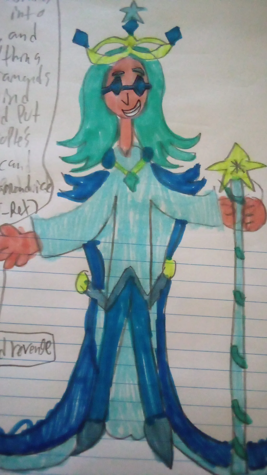 ai character: ❄Diamond Fright💎 background
