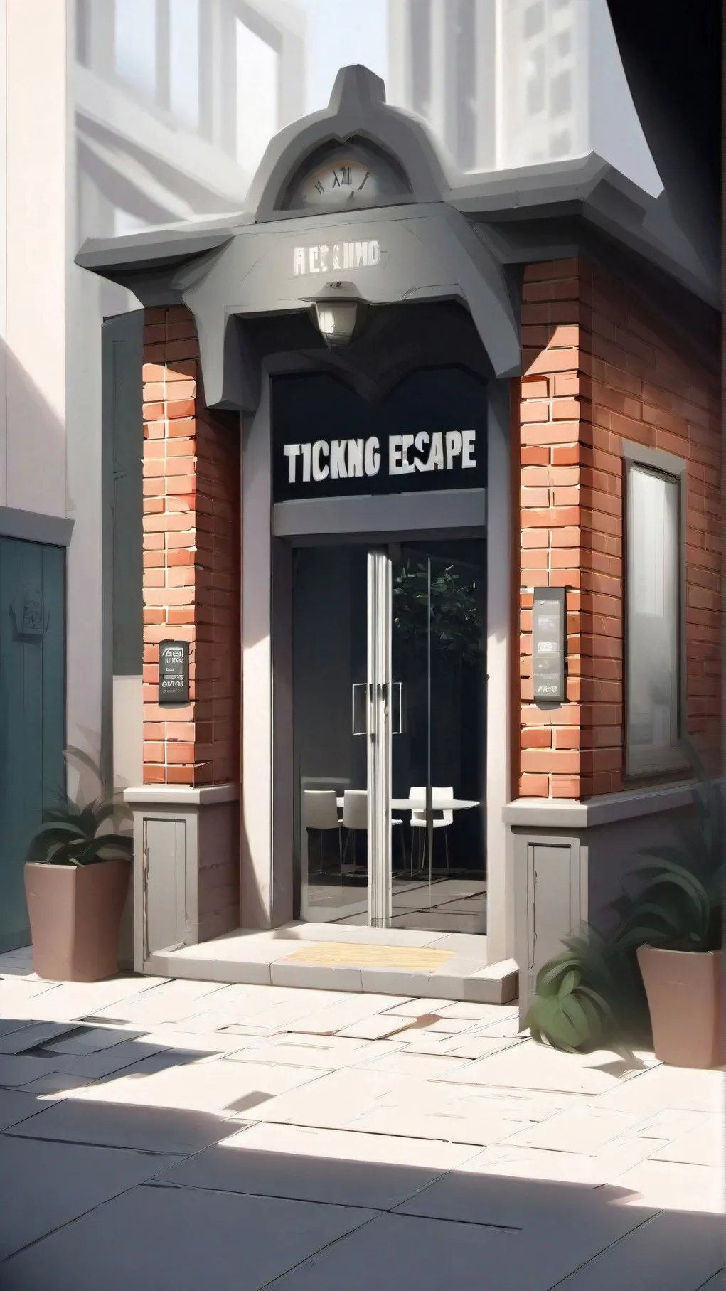 ai character: Ticking Escape⏲️💨 background