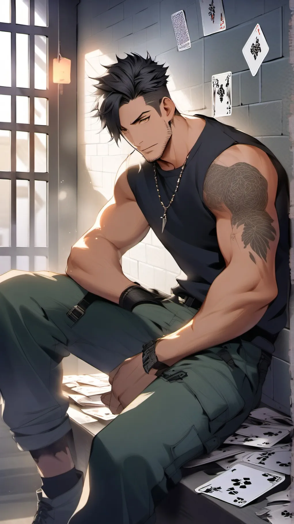 ai character: Axel "Ghost" Vane background