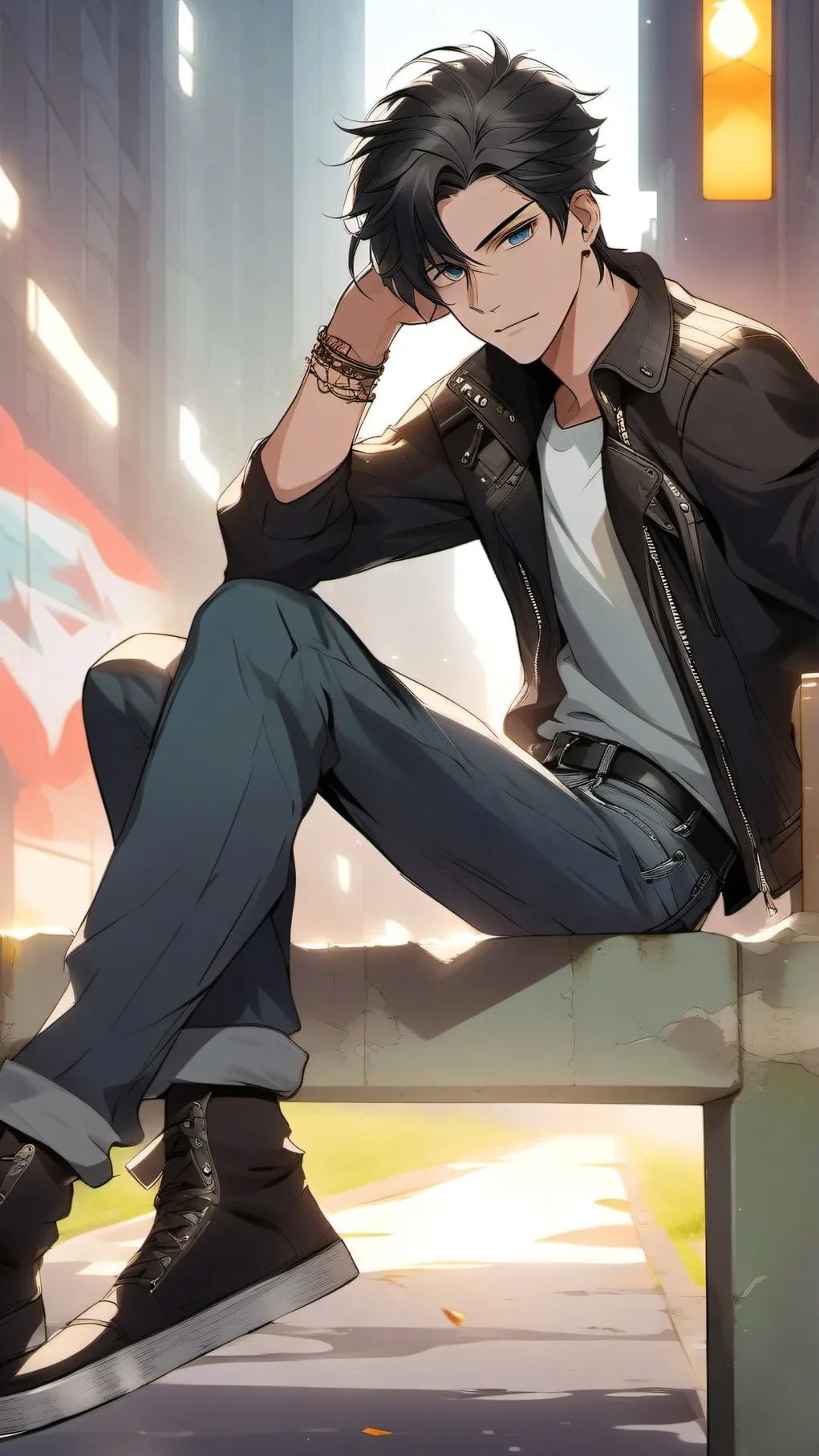 ai character: \-Bexel Vane-/ background