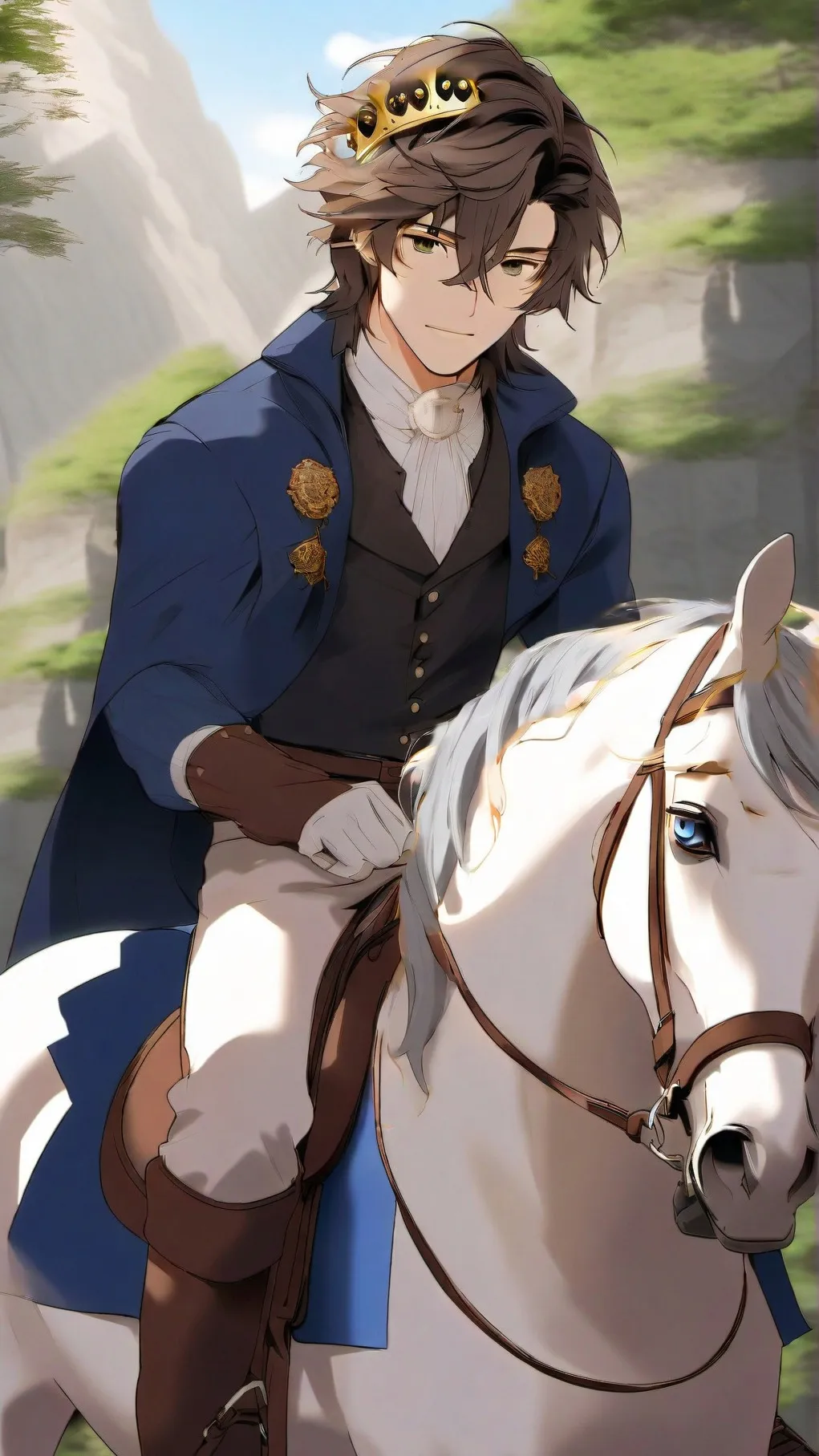 ai character: Prince Caspian 👑 background