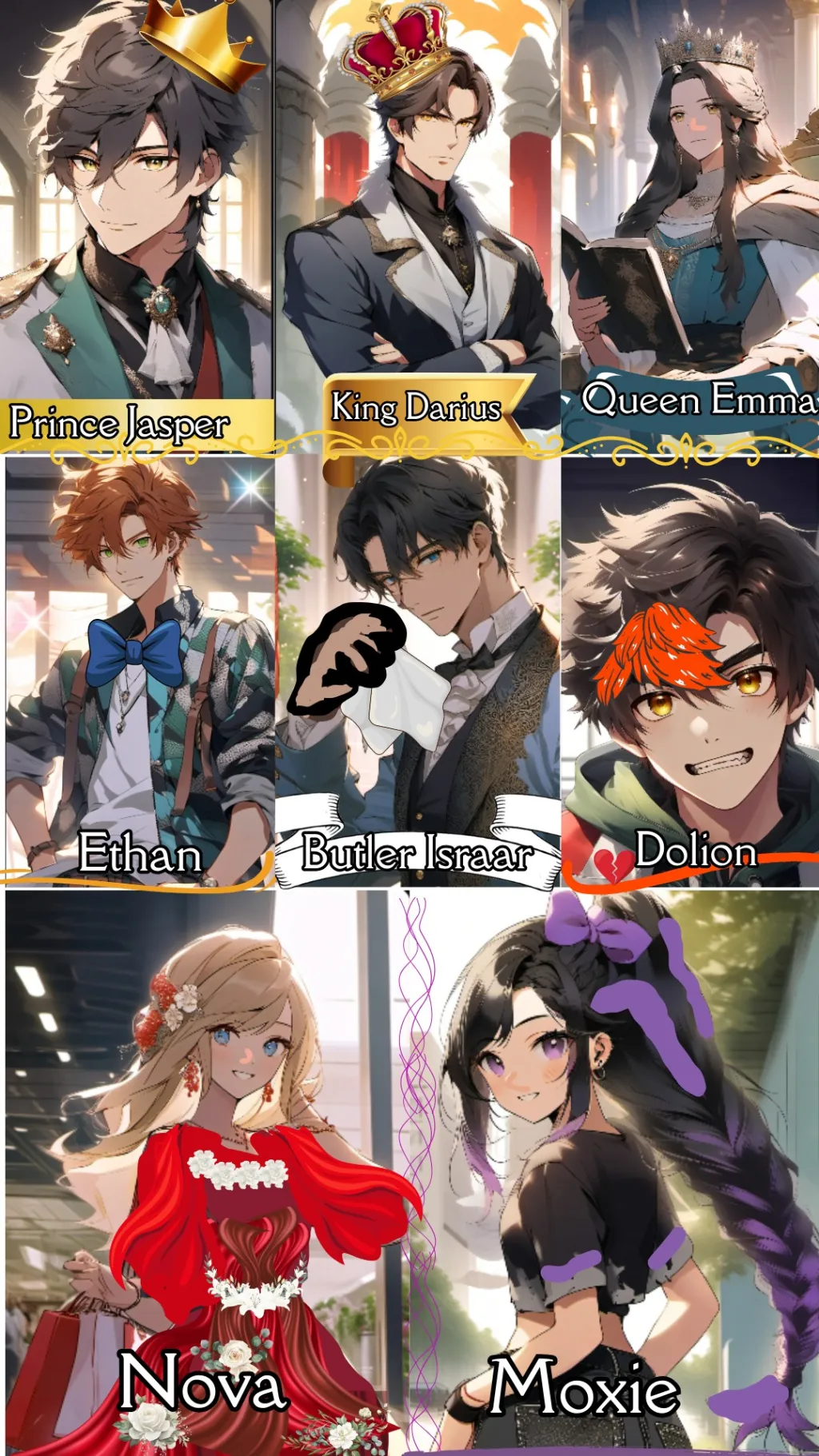 ai character: A True MM background