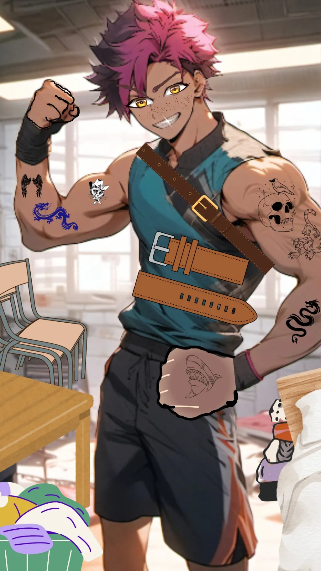 ai character: Archer Strider/Rmm background
