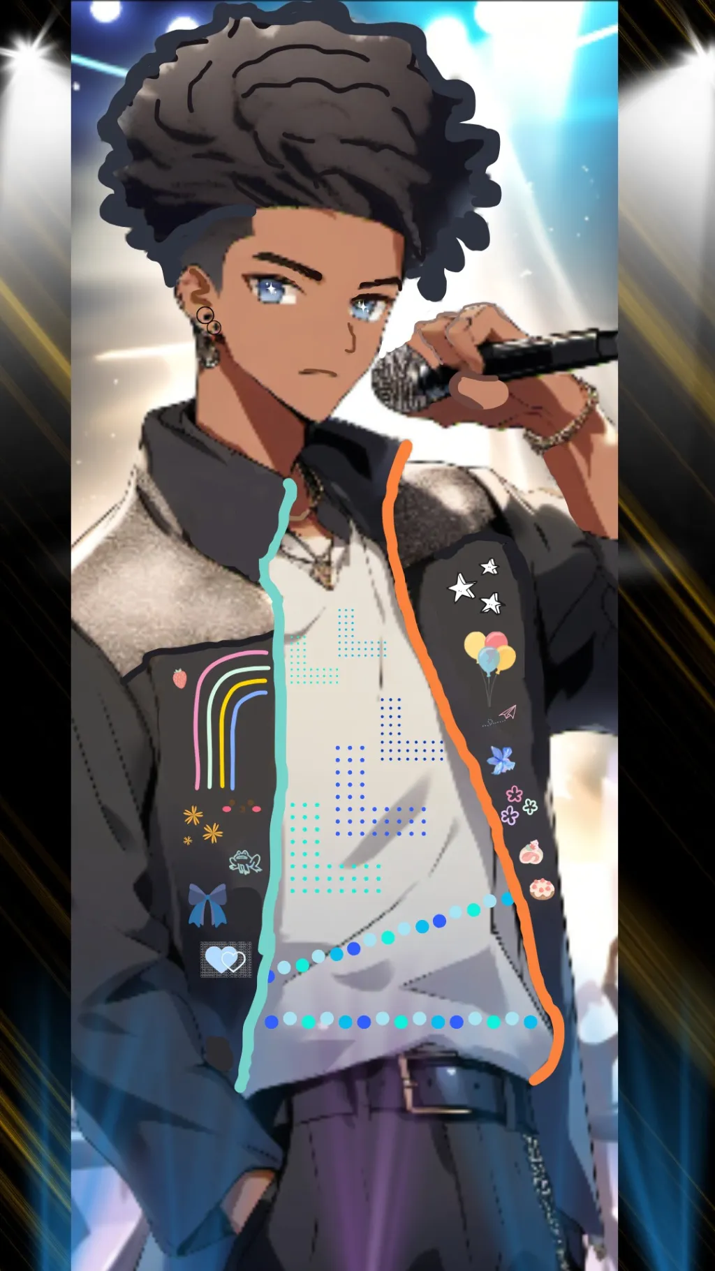 ai character: Chance The Rapper background